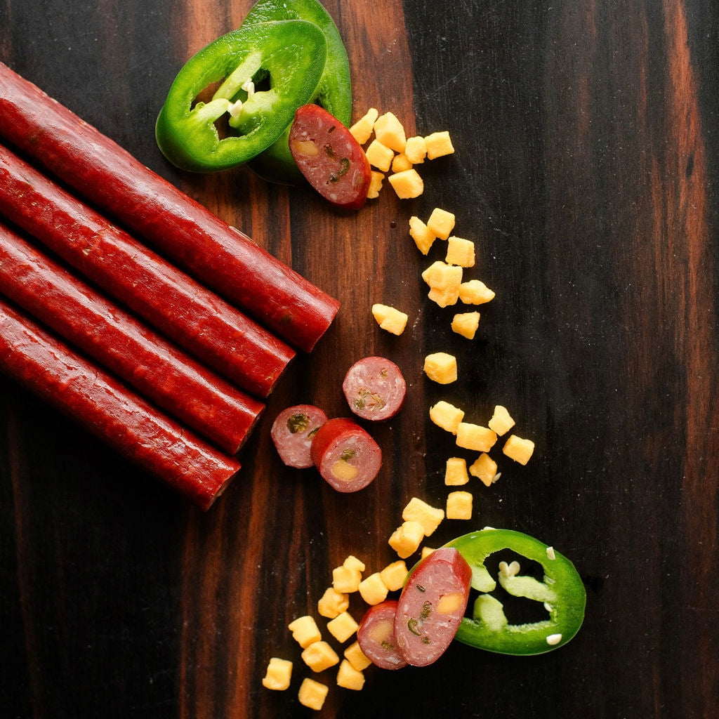 Jalapeno & Cheddar Cheese Landjager Beef Stick