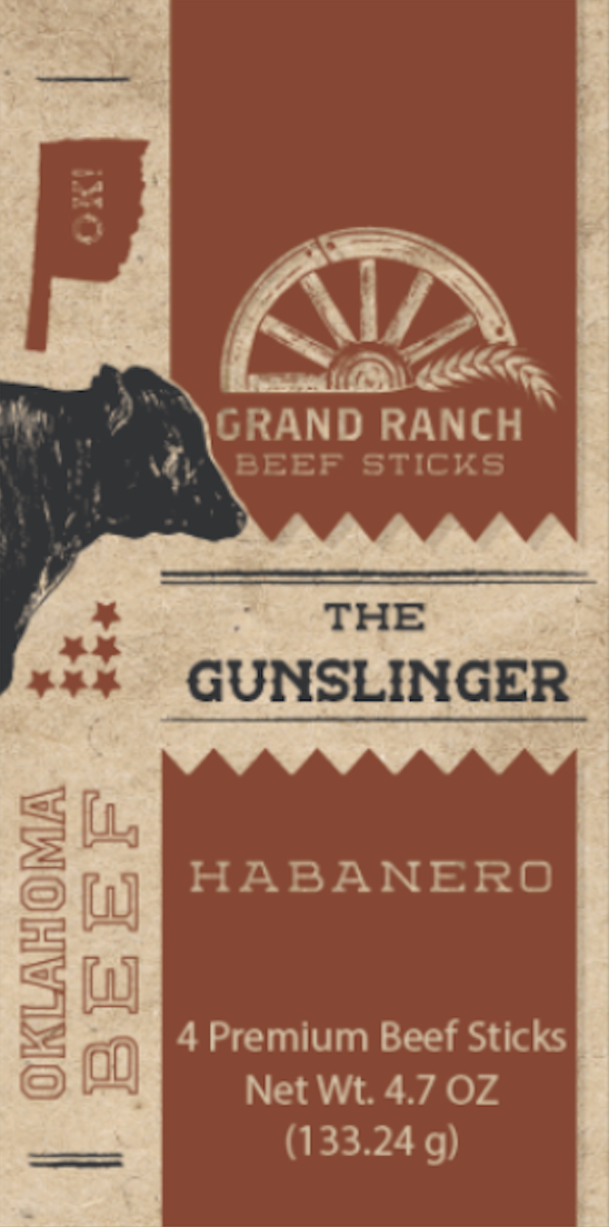 THE GUNSLINGER - Habañero Beef Sticks