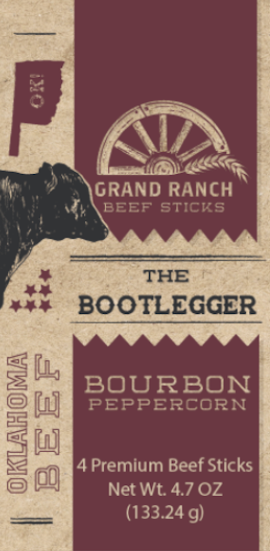 THE BOOTLEGGER - Bourbon Peppercorn Beef Sticks