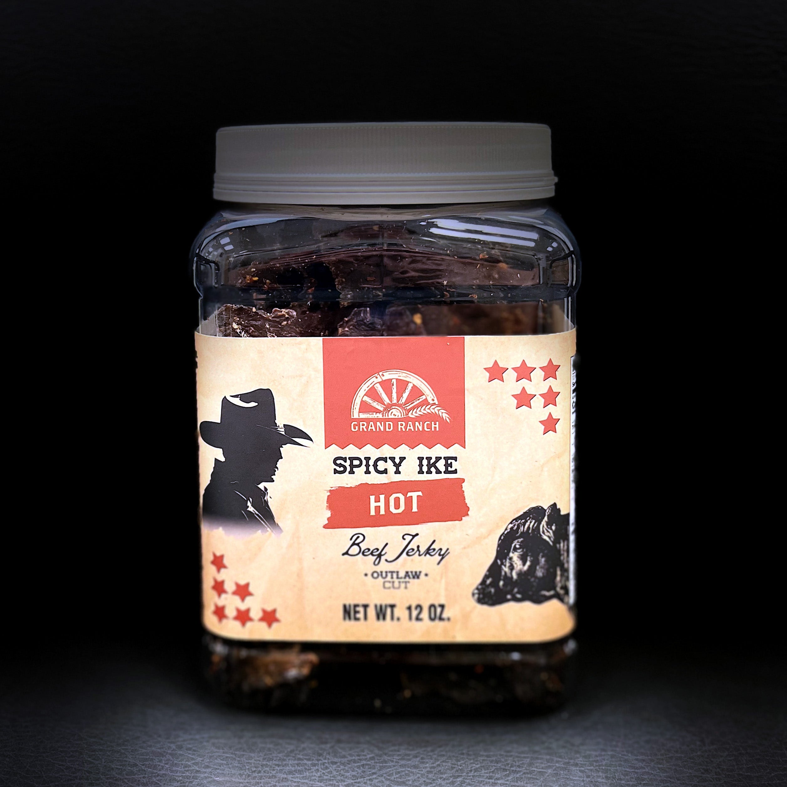 Spicy Ike Hot Beef Jerky - Outlaw Cut